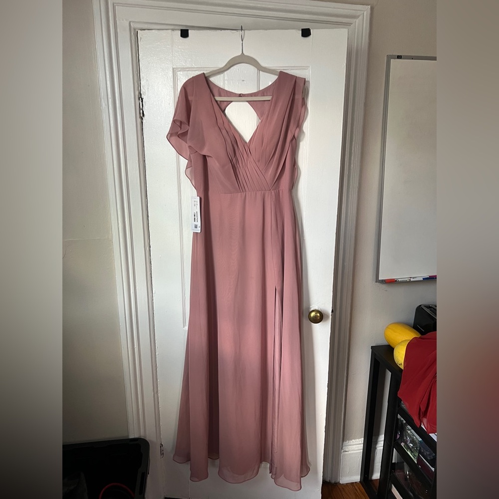 Azazie Dusty Rose Bridesmaid Dress